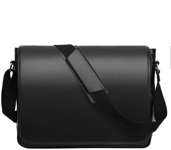 Leathario Mens Leather Briefcase Laptop Handbag Shoulder Messenger Bag PU Leather Business Office College Travel Weekend