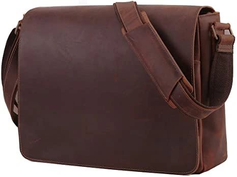 leathario leather briefcase