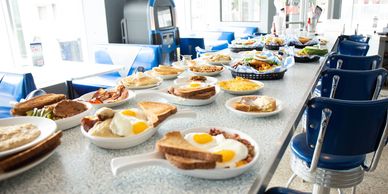 Breakfast all day menu