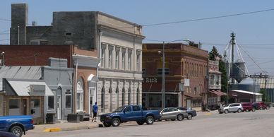 downtown Albion, Nebraska