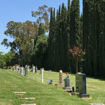 Cemetery, Burial Plots - Fallbrook Cemetery - Temecula, California