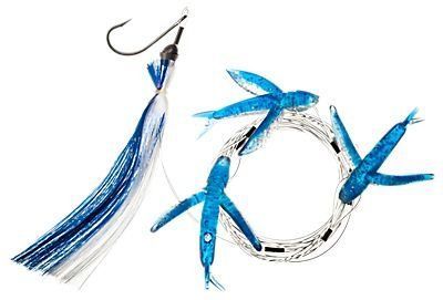 Mahi Mahi Live Bait Rig Blue Treble Hook, Live Bait For Fishing