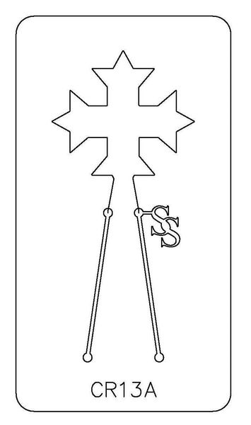 PANCAKE DIE CR13 CROSS 13