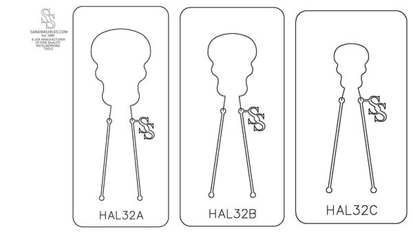 PANCAKE DIE HAL32 SKULL