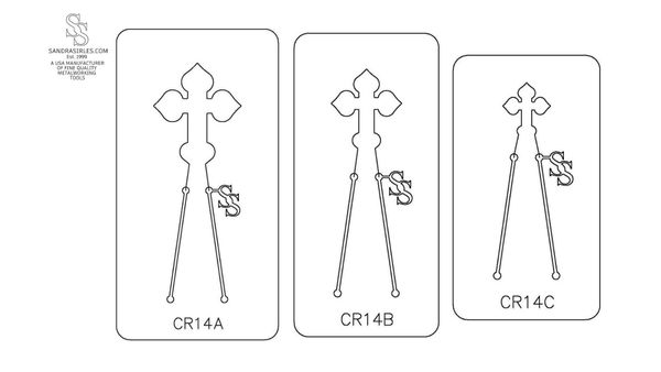 PANCAKE DIE CR14 CROSS 14