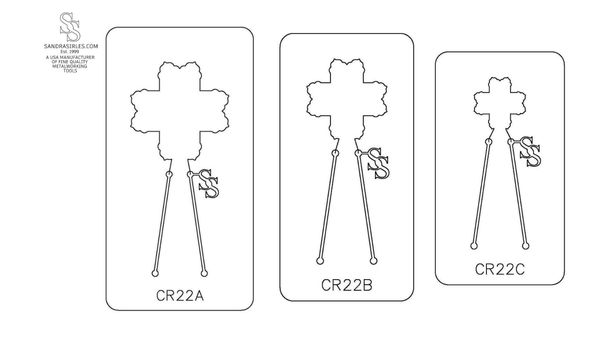 PANCAKE DIE CR22 CROSS 22