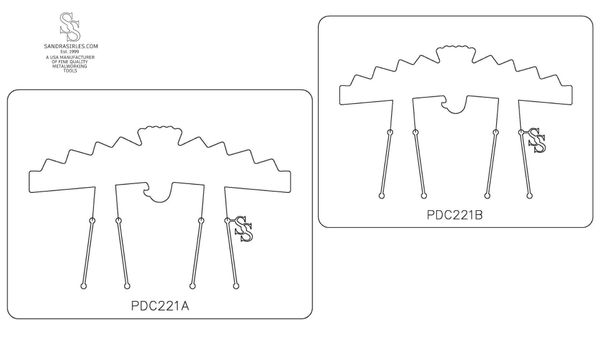 PANCAKE DIE PDC221 CUFF THUNDERBIRD 1