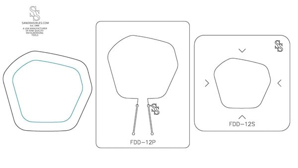 S&P DUOS: LG TRINKET DISH FORMING DIE DUOS: FDD-12S, FDD-12P SHAPE PERFECTLY IMPERFECT 9