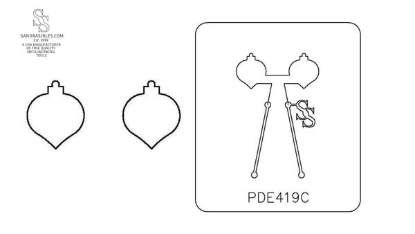 PANCAKE DIE PDE419C EARRINGS TREE ORNAMENT 3