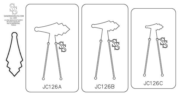 PANCAKE DIE JC126 EARRING COMPONENT