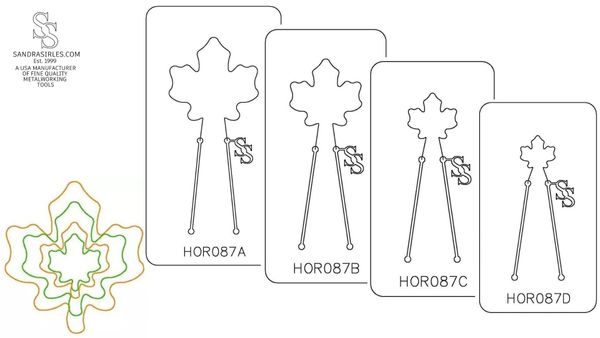 PANCAKE DIE HOR087 LEAF MAPLE