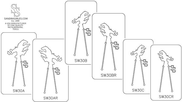 PANCAKE DIE SW30 SW HORSE/COWBOY LEFT OR RIGHT