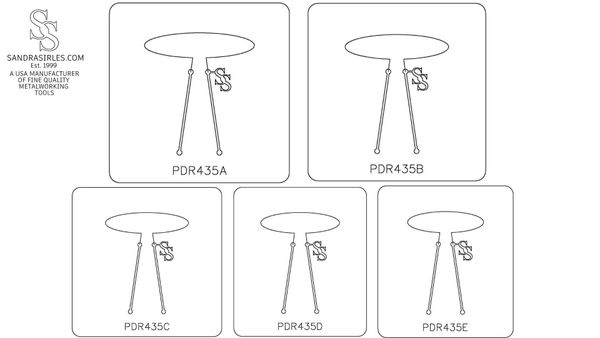 PANCAKE DIE PDR435 RING SHANK OVAL