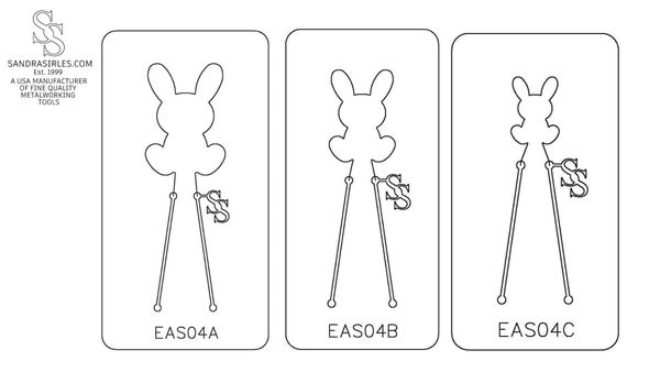 PANCAKE DIE EAS04 BUNNY