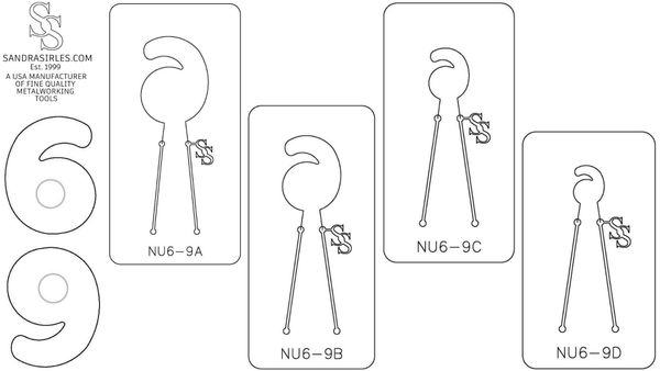 PANCAKE DIE NU6-9 NUMBER 6-9