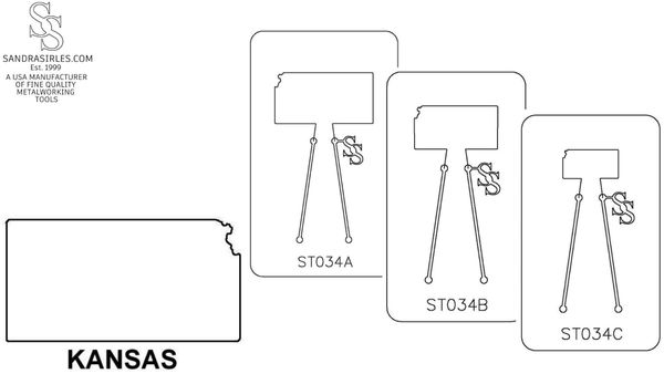 PANCAKE DIE ST034 STATE KANSAS
