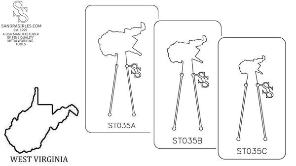 PANCAKE DIE ST035 STATE WEST VIRGINIA