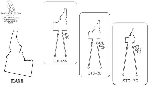 PANCAKE DIE ST043 STATE IDAHO