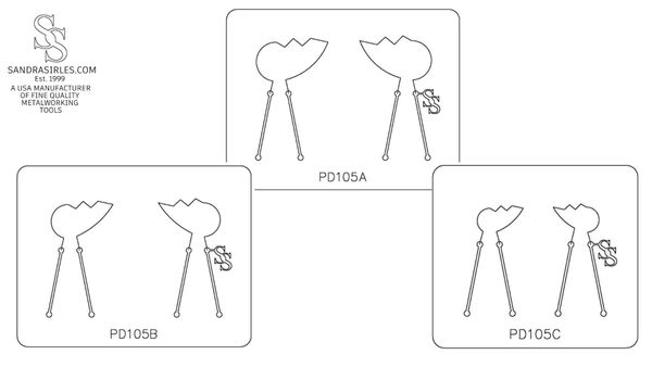 PANCAKE DIE PD105 BROKEN HEART