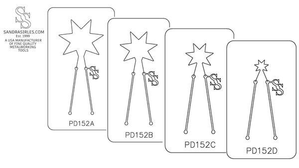 PANCAKE DIE PD152 7 POINT STAR