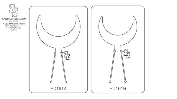 PANCAKE DIE PD161 LG. CRESCENT MOON