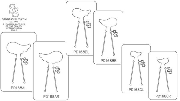 PANCAKE DIE PD168 ANGEL WING RIGHT AND LEFT