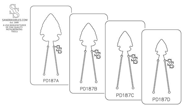 PANCAKE DIE PD187 ARROWHEAD WIDE