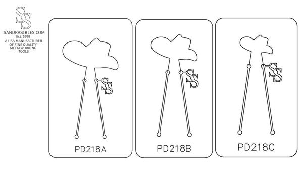 PANCAKE DIE PD218 COWBOY HAT