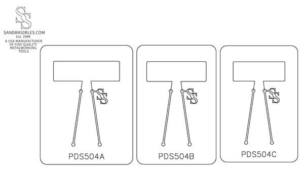 PANCAKE DIE PDS504 SHAPE 4 RECTANGLE