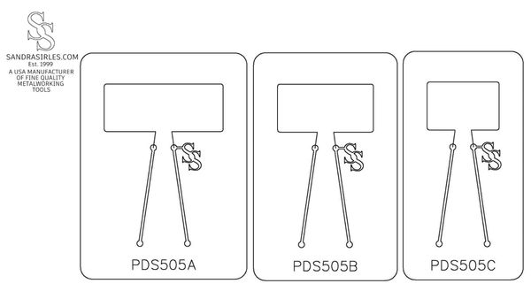 PANCAKE DIE PDS505 SHAPE 5 RECTANGLE