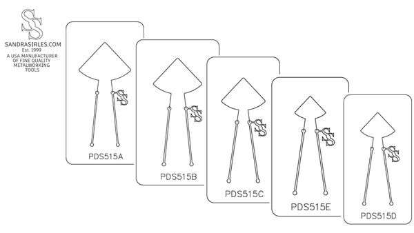 PANCAKE DIE PDS515 SHAPE 15 SOFT TRIANGLE