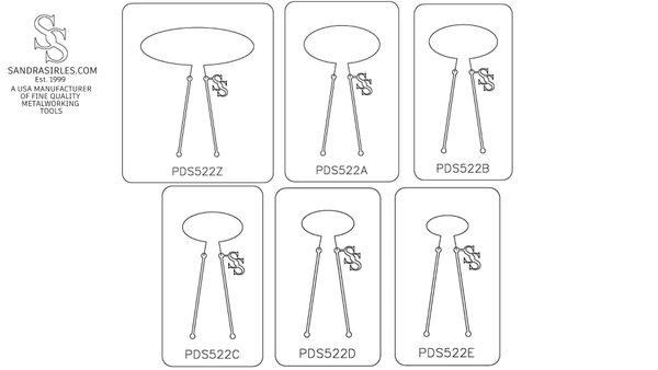 PANCAKE DIE PDS522 SHAPE 22 OVAL 1