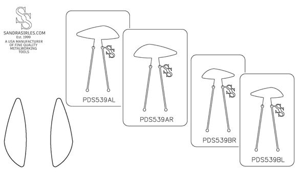 PANCAKE DIE PDS539 SHAPE 39 LEFT OR RIGHT