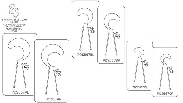 PANCAKE DIE PDS567 SHAPE 67 FREEFORM LRFT OR RIGHT