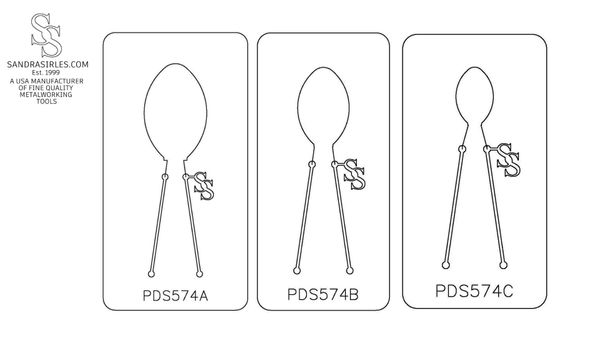 PANCAKE DIE PDS574 SHAPE 74 SPOON