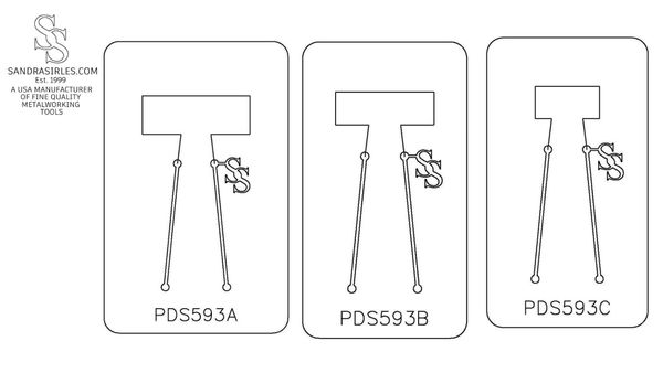 PANCAKE DIE PDS591 SHAPE 93 RECTANGLE