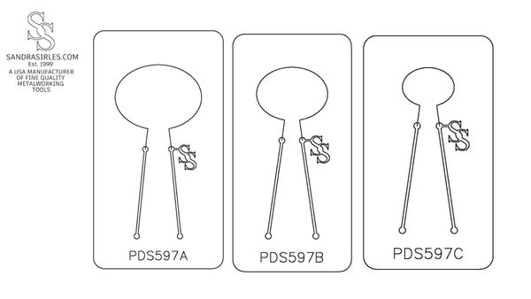 PANCAKE DIE PDS597 SHAPE 97 OVAL