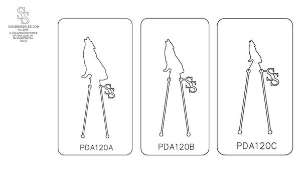 PANCAKE DIE PDA120 HOWLING WOLF