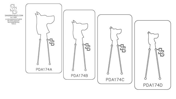 PANCAKE DIE PDA174 GREAT DANE HEAD