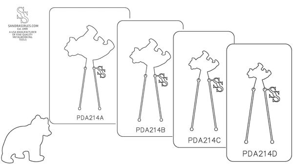 PANCAKE DIE PDA214 BEAR CUB