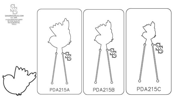 PANCAKE DIE PDA215 BIRD ROUNDED