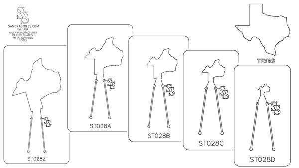 PANCAKE DIE ST028 STATE TEXAS