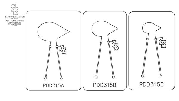 PANCAKE DIE PDD315 DESIGN 15 TEARDROP