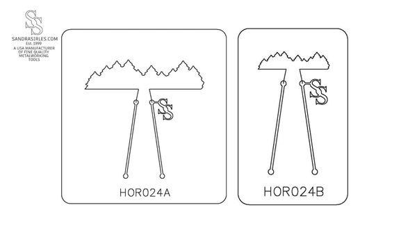 PANCAKE DIE HOR024 TREE LINE