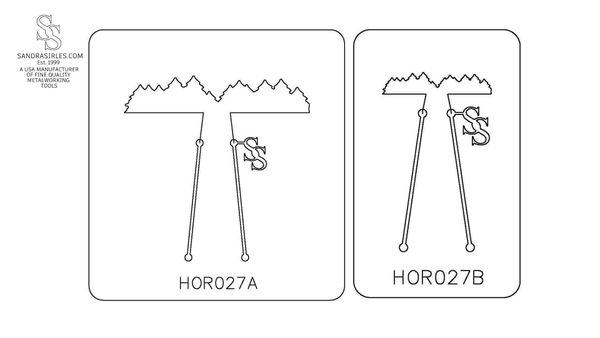 PANCAKE DIE HOR027 TREE LINE 3