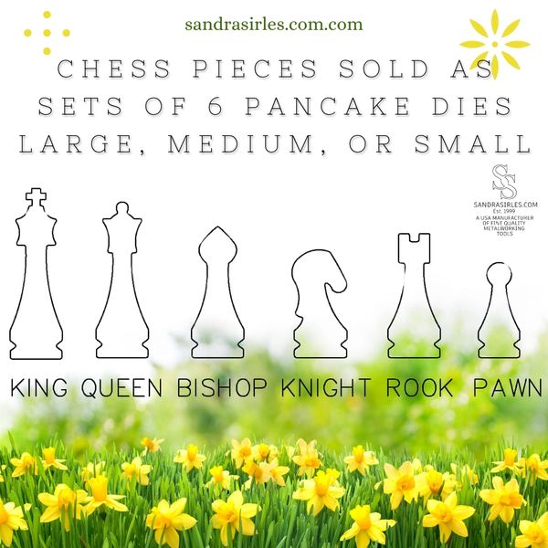 PANCAKE DIE PD236 CHESS PIECES