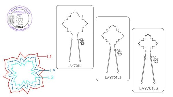 PANCAKE DIE LAY701 3 LAYER701