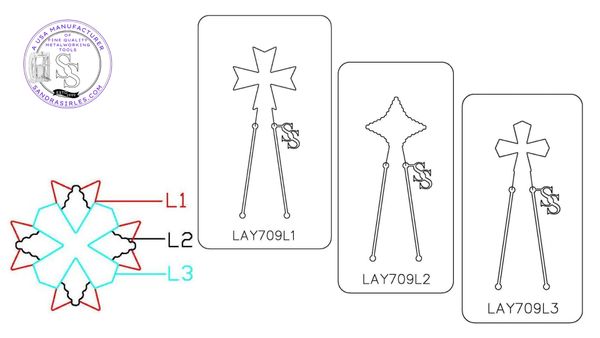 PANCAKE DIE LAY709 3 LAYER709