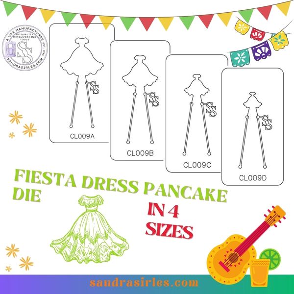 PANCAKE DIE CL009 FIESTA DRESS