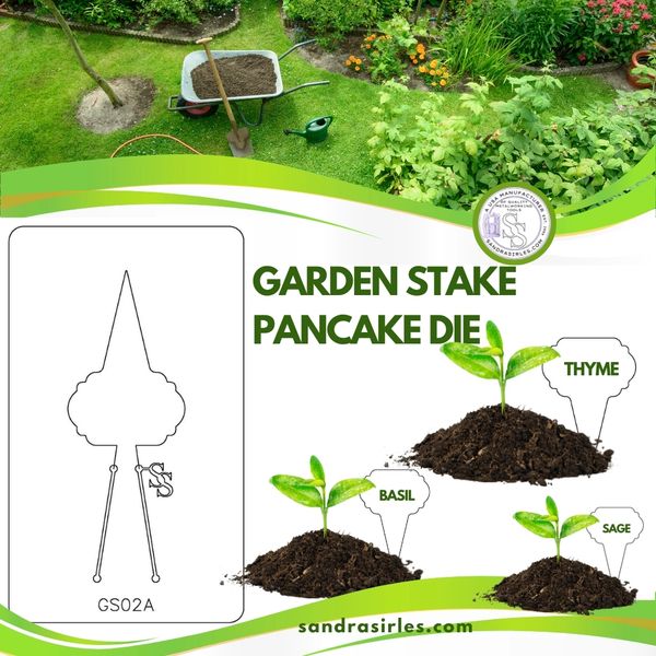 PANCAKE DIE GS02A GARDEN STAKE DESIGN